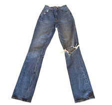 Abercrombie  Fitch '90s Slim Straight Ultra High Rise Denim Jeans - 25/0 Curve