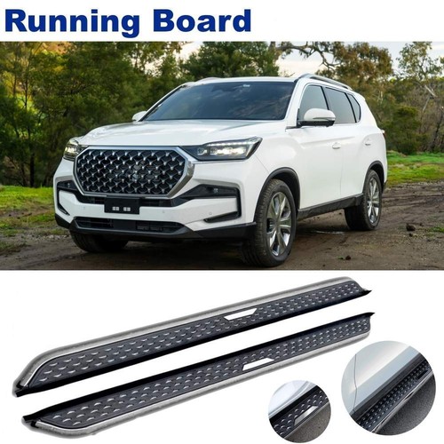 Running Board Side Steps Fits For SsangYong Rexton 2017-2024 Aluminum ...