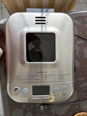 Cuisinart CBK-110 Compact Bread Maker Stainless 12 Program Tested