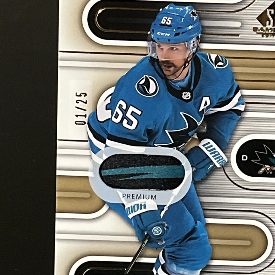 2022-23 Upper Deck SP Game Used - Erik Karlsson #79 Gold 1/25 (MEM) - Image 3 of 3