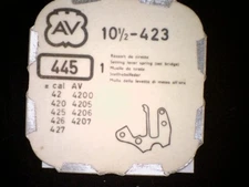 NOS Aurore #445 Setting Lever Spring / Set Bridge - Cal 423