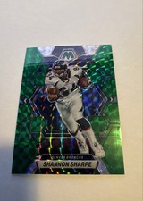 2023 Panini Mosaic - Shannon Sharpe #72 Green Mosaic Prizm