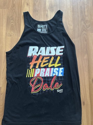 Raise Hell Praise Dale Men’s TankTop Size: Large , Black