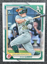 2024 Bowman #BP-105 Paper 1st Bowman Ryan Lasko Oakland Athletics