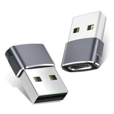 Asesailor USB to USB C Adapter 2Pack, Type C to USB A for iPhone, iOS devices
