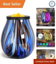 Elegant Electric Wax Warmer with Removable Dish - Ambience Nightlight Design