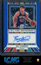 2022-23 Panini Optic Bill Laimbeer All-Time Contenders Autographs #/75 D3B