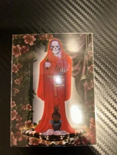 Santa Muerte Roja- Oracion - Holy Death - Prayer Card- Laminated