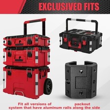 Quick Release Luggage Rack Buckle Clip Rail Clip for Packouts System Rails