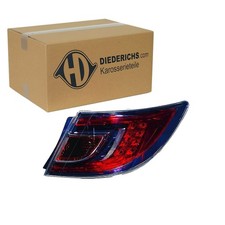 DIEDERICHS LED RÜCKLEUCHTE RÜCKLICHT KLARGLAS ROT RECHTS passend für MAZDA 6