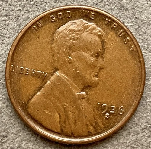 1936-S  Lincoln Wheat Cent - [XF EF] Extremely Fine - High Grade ~ B668