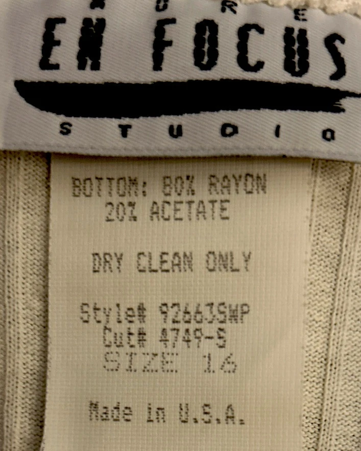 En Focus Dress 16 Green Attached Vest Ties In Back Lagenlook Layers Vintage Y2K - Imagem 4 de 4