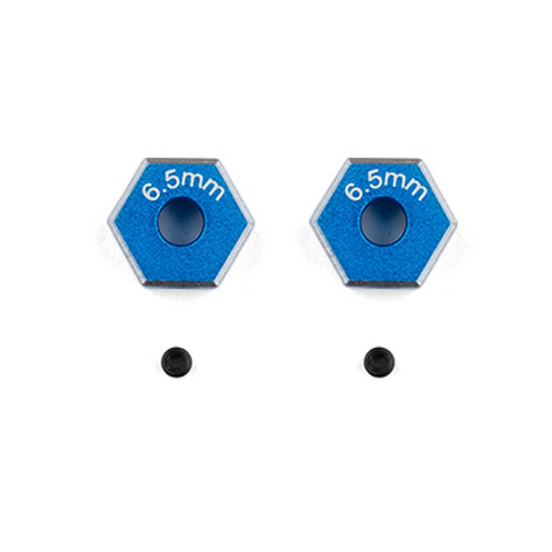 Team Associated DC10 FT Aluminium Wheel Hexes 6.5mm