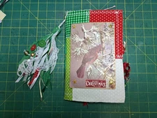 CARDINAL CHRISTMAS  Handmade Junk Journal