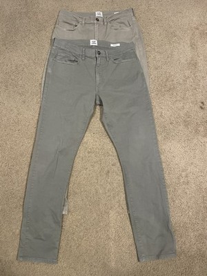 Lot Of 2 Flint and Tender Men s Pants Olive Black 32x32 Made In USA