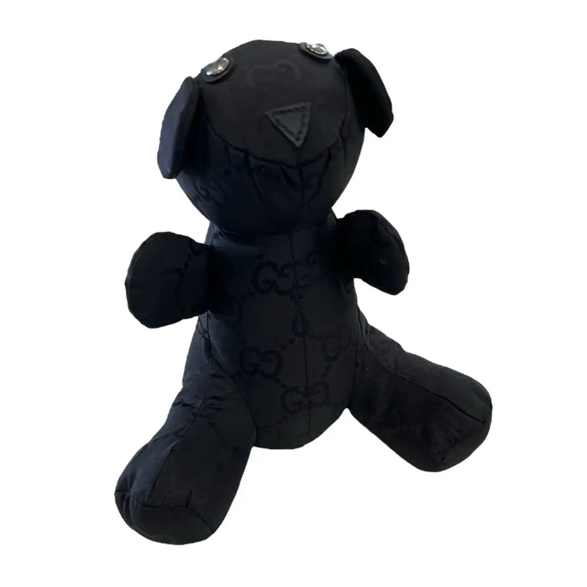 Gucci Monogram Nylon Bear Charm Backpack Black | eBay display picture 3