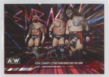 2024 AEW All Elite Wrestling Outburst Red 11/25 Bishop Kuan Brian Cage #80 09q5