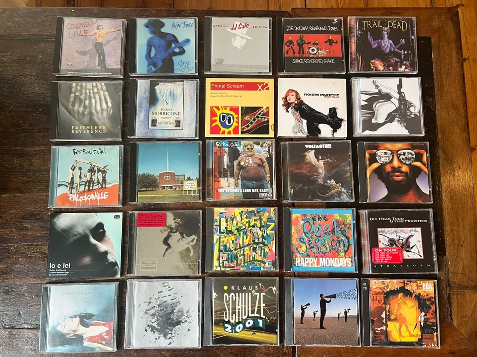 25 x CD Sammlung Paket Rock Pop Krautrock Electronic New Wave Blues Disco