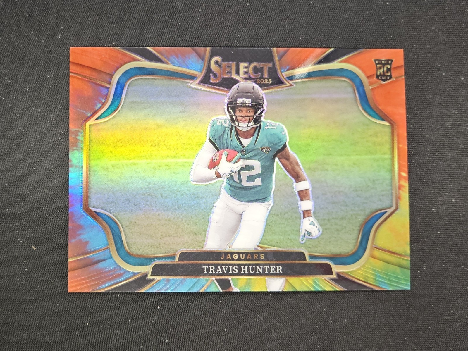 1/25 Travis Hunter Field Level Tie-Dye Rookie 2025 Panini Select RC #428 Jaguars