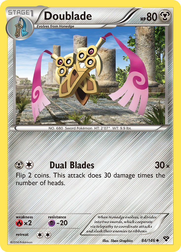 Doublade 84/146 UC XY Pokemon NM/M