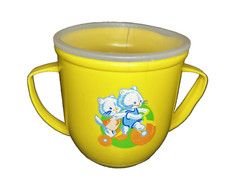 Vintage 1950  s Weighted Bottom Sippy Cup