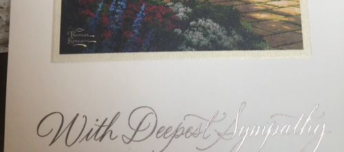 SYMPATHY Card "LOSS OF A LOVED ONE" Wife- Husband - Friend 15 Choices 125 - Picture 24 of 44