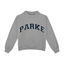 Parke Varsity Mockneck Grey  Navy Size L/XL