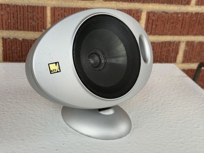 Silver KEF KHT Egg Satellite Silver Wall Mount Speaker 2005.2 HTS2001 SP3375