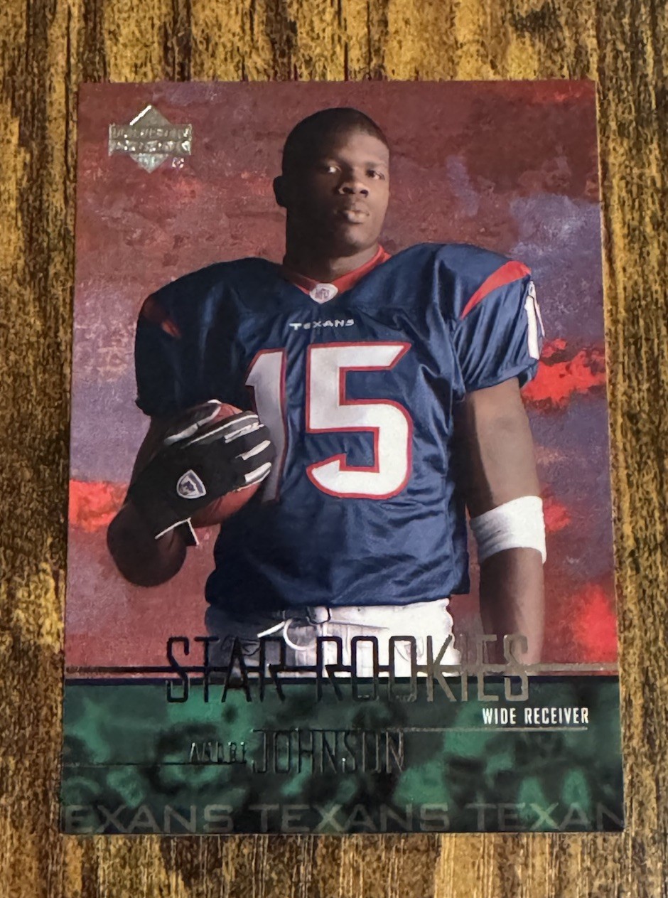 Andre Johnson 2003 Upper Deck Star Rookies #253 Rookie Card RC