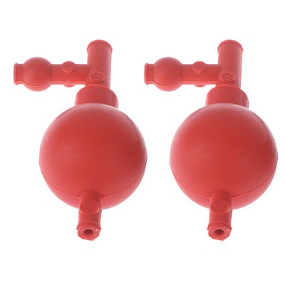 Pipetting Solution Two Pack of Rubber Fillers Featuring Valve Controls