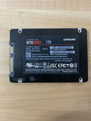 Samsung 870 EVO 1TB, 2.5 inch Internal SSD