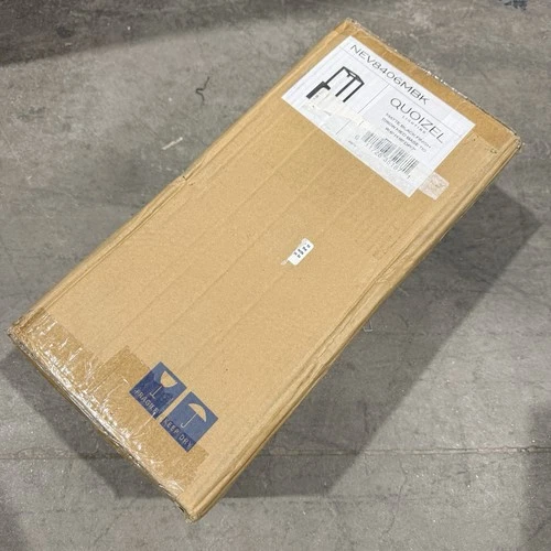 Quoizel Neville 1 Light 15" Outdoor Lantern, Matte Black/Etched - NEV8406MBK - Picture 2 of 2