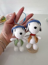 Handcrafted Cute Snoopy Plush Crochet Amigurumi / Plushie finished toys