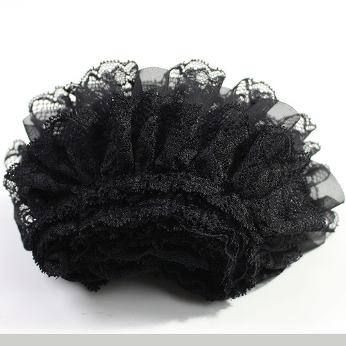 Faldas plisadas de encaje 1M manga dobladillo volantes bordes hágalo usted mismo muñeca ropa coser hadas - Imagen 3 de 6