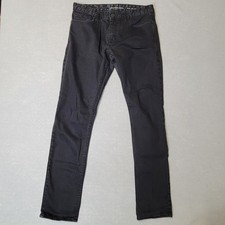 Calvin Klein Jeans Men's 34x34 Slim Fit Black Denim Straight Leg Pants