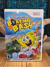 SpongeBob's Boating Bash (Nintendo Wii, 2010) COMPLETE TESTED THQ RATED E RACING