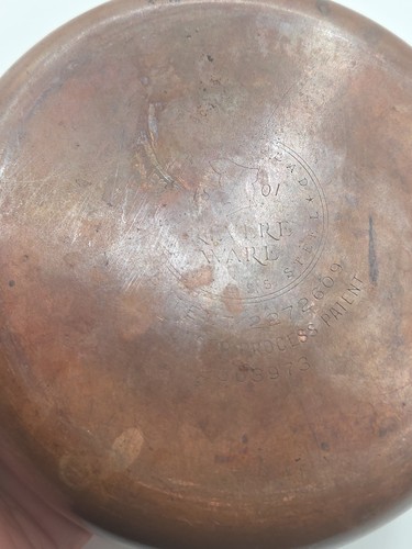 Copper Bottom Revere Ware 1 Qt Saucepan 1801 Clinton IL - USA - Afbeelding 7 van 8