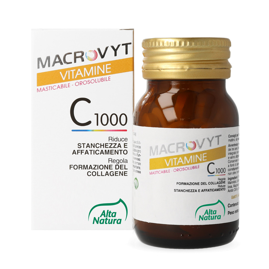 Alta Natura Macrovyt Vitamina C 1000 Fast & Slow 30 Compresse - Immagine 2