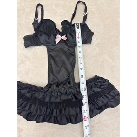 Victoria's Secret Sexy Little Things Teddy Bodysuit Black 34B Skirted