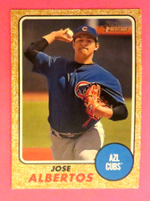 2017 Topps Heritage Minors, AZL Cubs - JOSE ALBERTOS - Mexico
