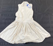 women's Prince Pickleball Dress skort size medium ivory MSRP 40 pleated skort