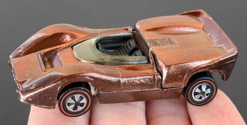 Vintage Hot Wheels Redline 1969 CHOCOLATE Brown McLaren M6A US - NO RESERVE!