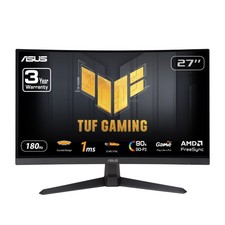 TUF VG27VQ3B 27" Class Full HD Curved Screen Gaming LED Monitor - 16:9 - Black