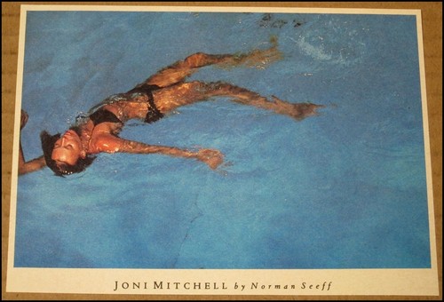 1987 Joni Mitchell Rolling Stone Clipping 6.25"x4.5" Photo By Norman Seeff 1979