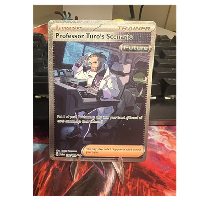 Pokemon Professor Turo's Scenario 257/182 Paradox Rift SIR Foil English