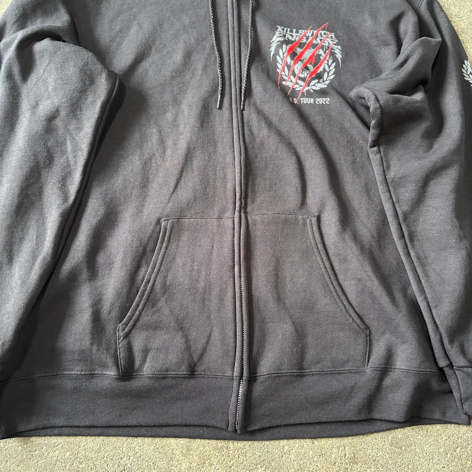 Chaqueta Killswitch Engage Para Hombre Talla XL Negra 2022 Sudadera con Capucha Atonement Foto 3 de 4