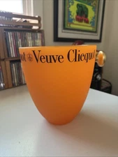 Veuve Clicquot Orange Champagne/Ice Bucket Iconic Bold Beautiful Classic