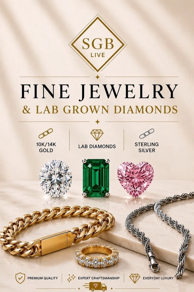 NEW COLORS LAB DIAMONDS, 10K, 14K GOLD, STERLING SILVER JEWELRY💎 💍 ⛓