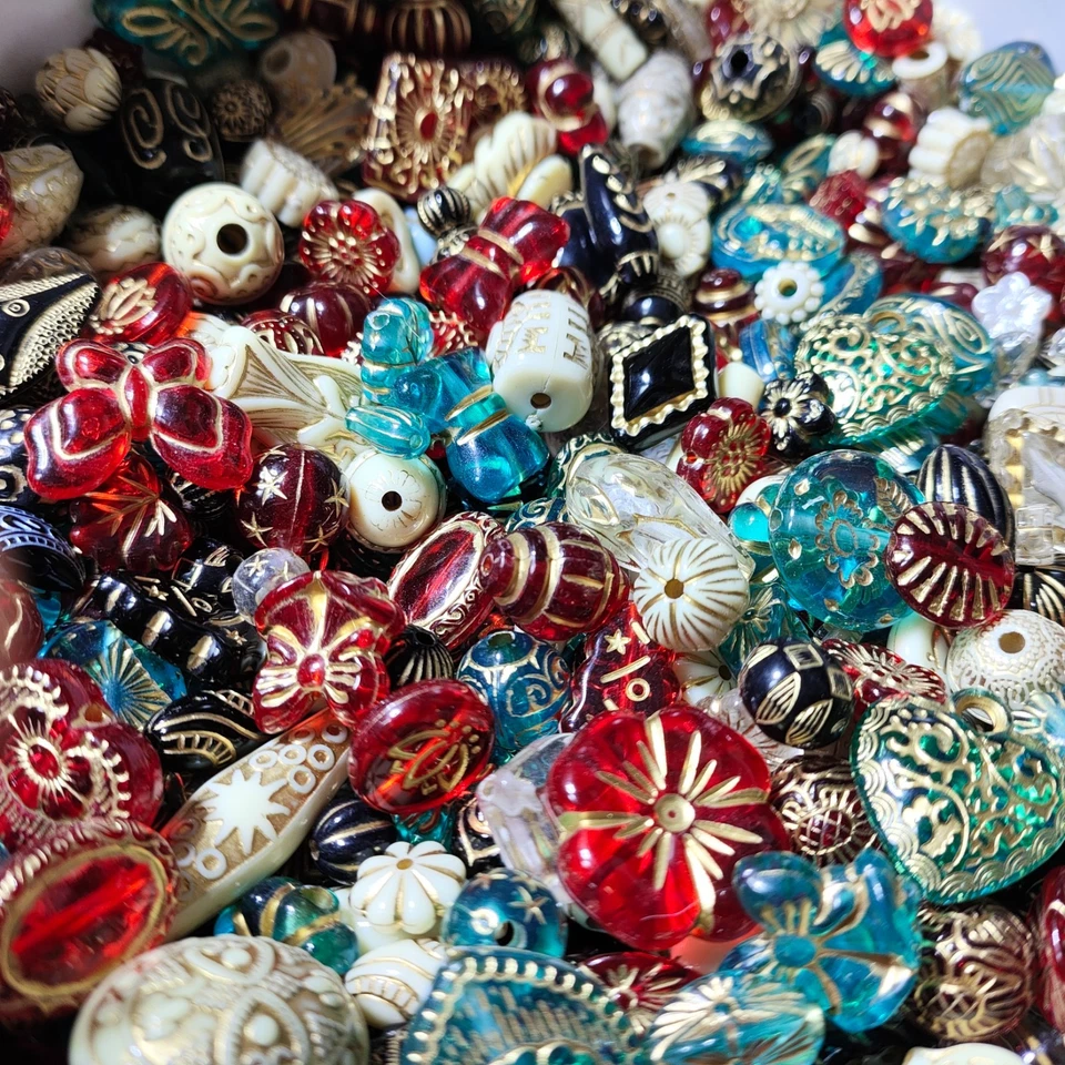 Gemstone Beads For Jewellery Making Vintage Now Bulk lot ALL Brand New - Image 2 of 4