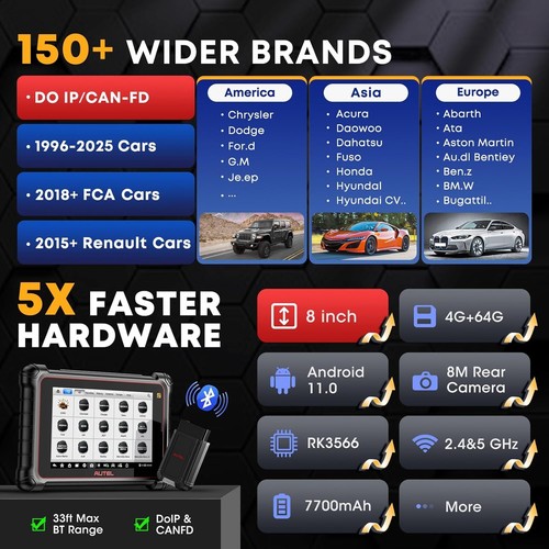 2025 Autel MaxiPRO MP900-TS Diagnostic Scanner TPMS Programming Upgraded MS906TS - Picture 7 of 18